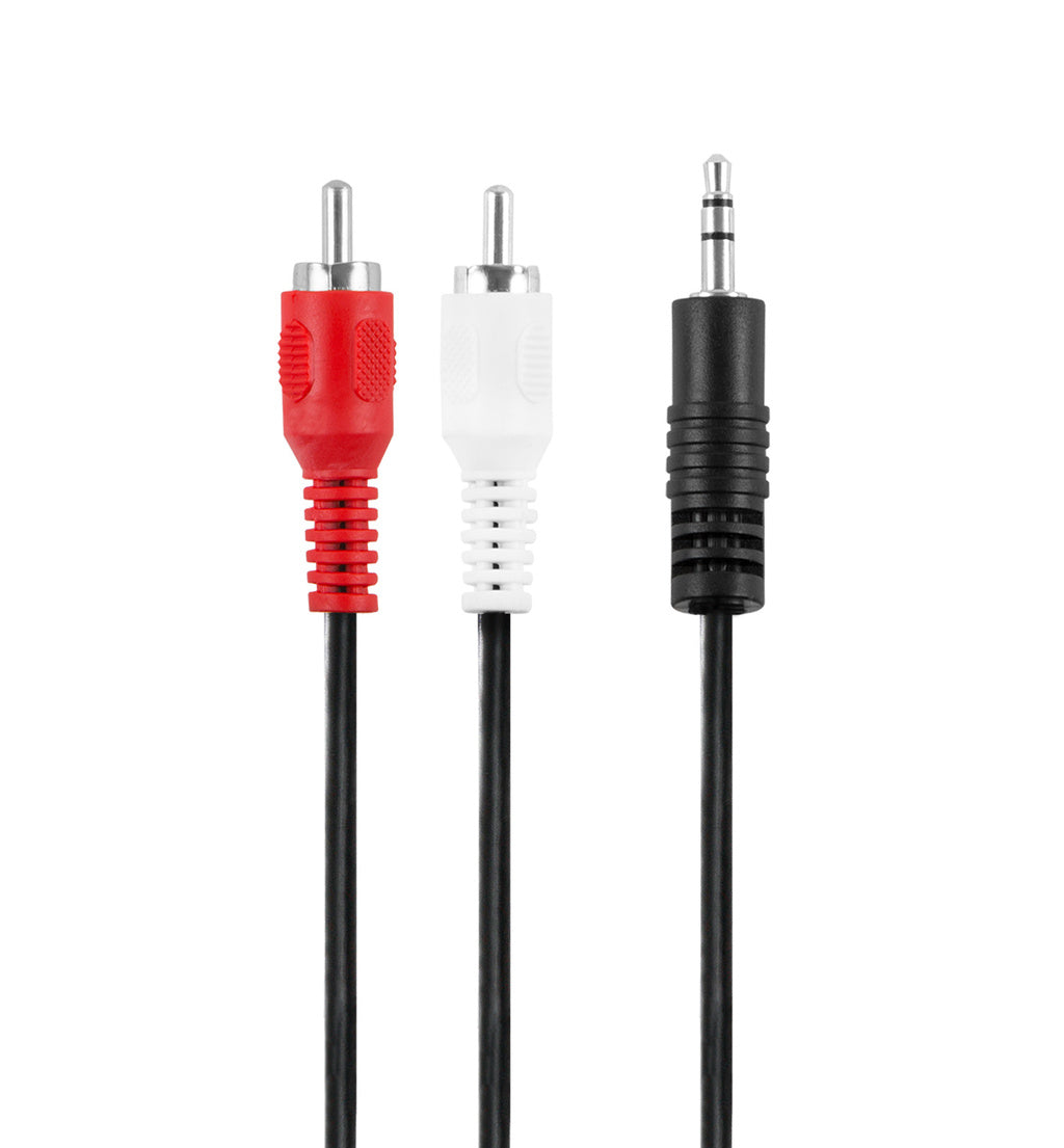 3,5mm - 2 RCA Hane-Hane 2.5m Champion
