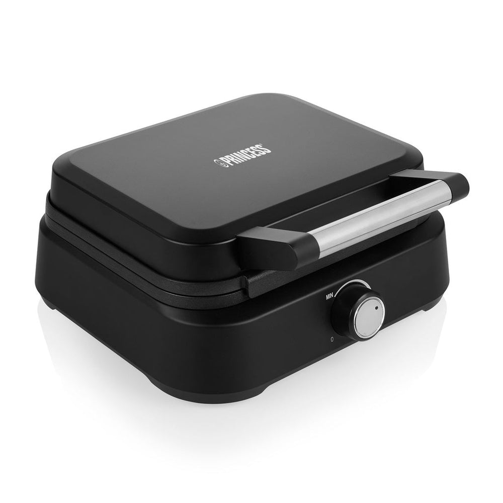 Belgiskt Våffeljärn DeLuxe Piano Black Princess