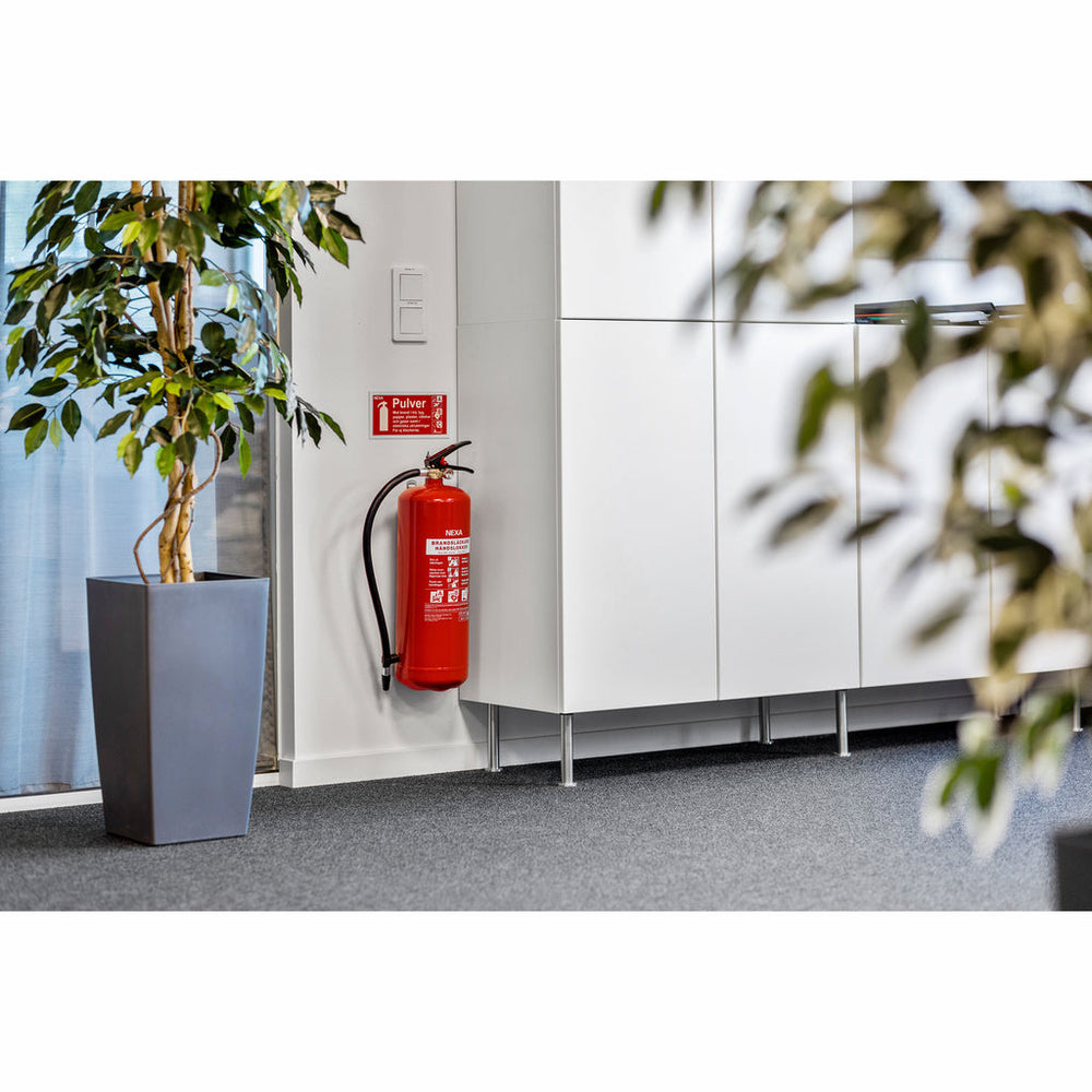 Brandsläckare Röd 6kg 43A Nexa