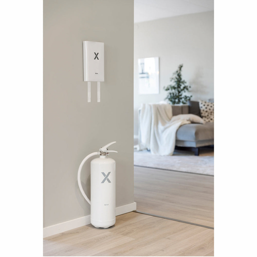 FB-120 VHD Brandfilt Silikon Vit 120x120 Hårdbox Nexa