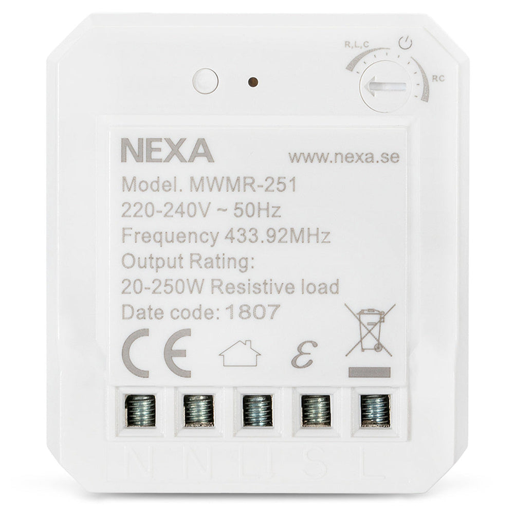 MWMR-251 Dosdimmer för strömbr Nexa