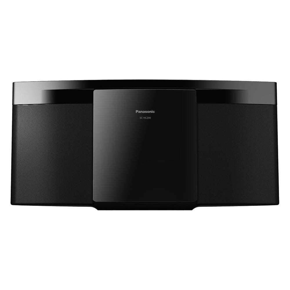 Kompakt vägghängd microstereo svart Panasonic