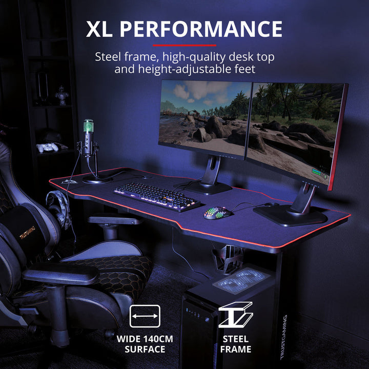 GXT 1175 Imperius XL Gaming Desk Trust