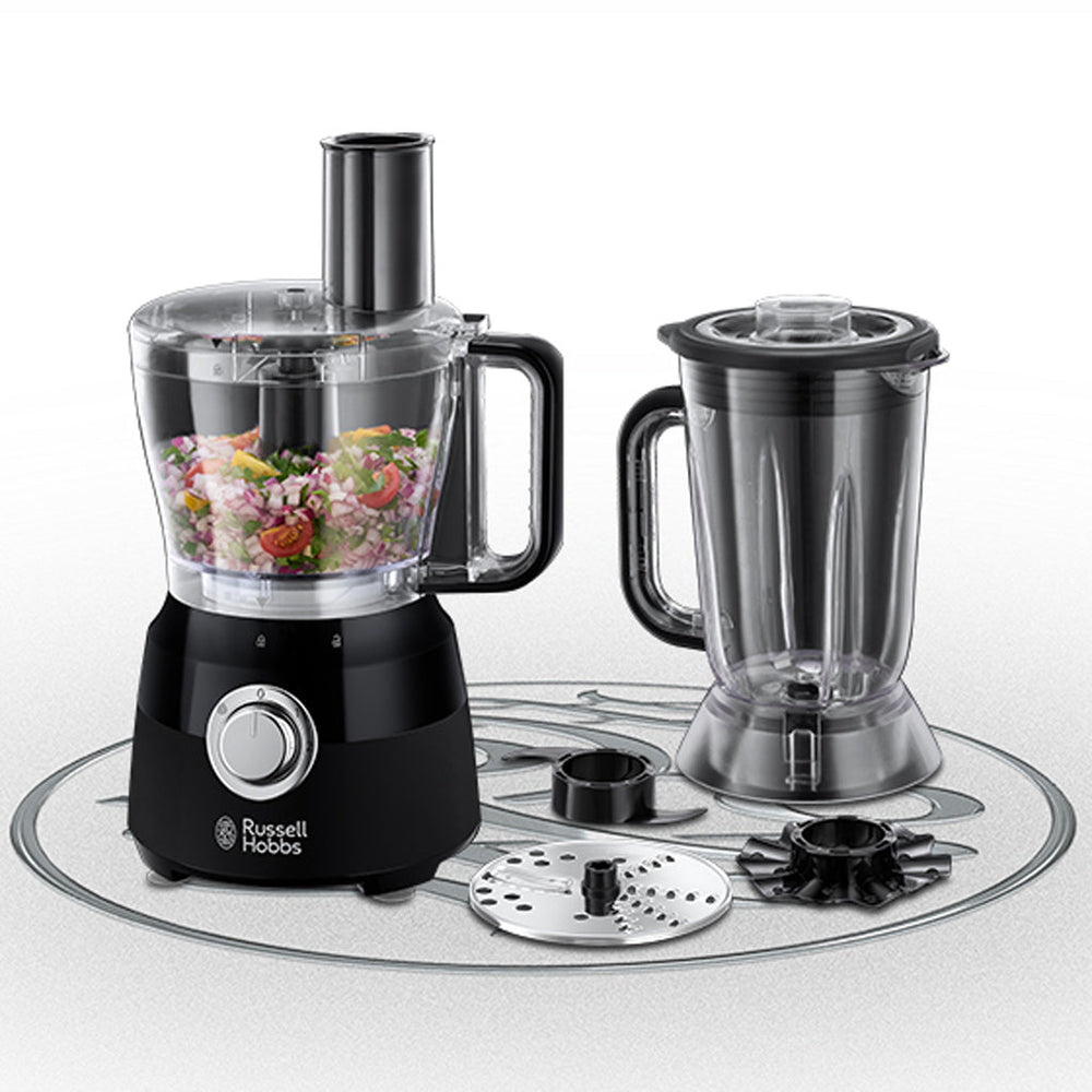 Matberedare 24732-56 Black Food Processor Russell Hobbs