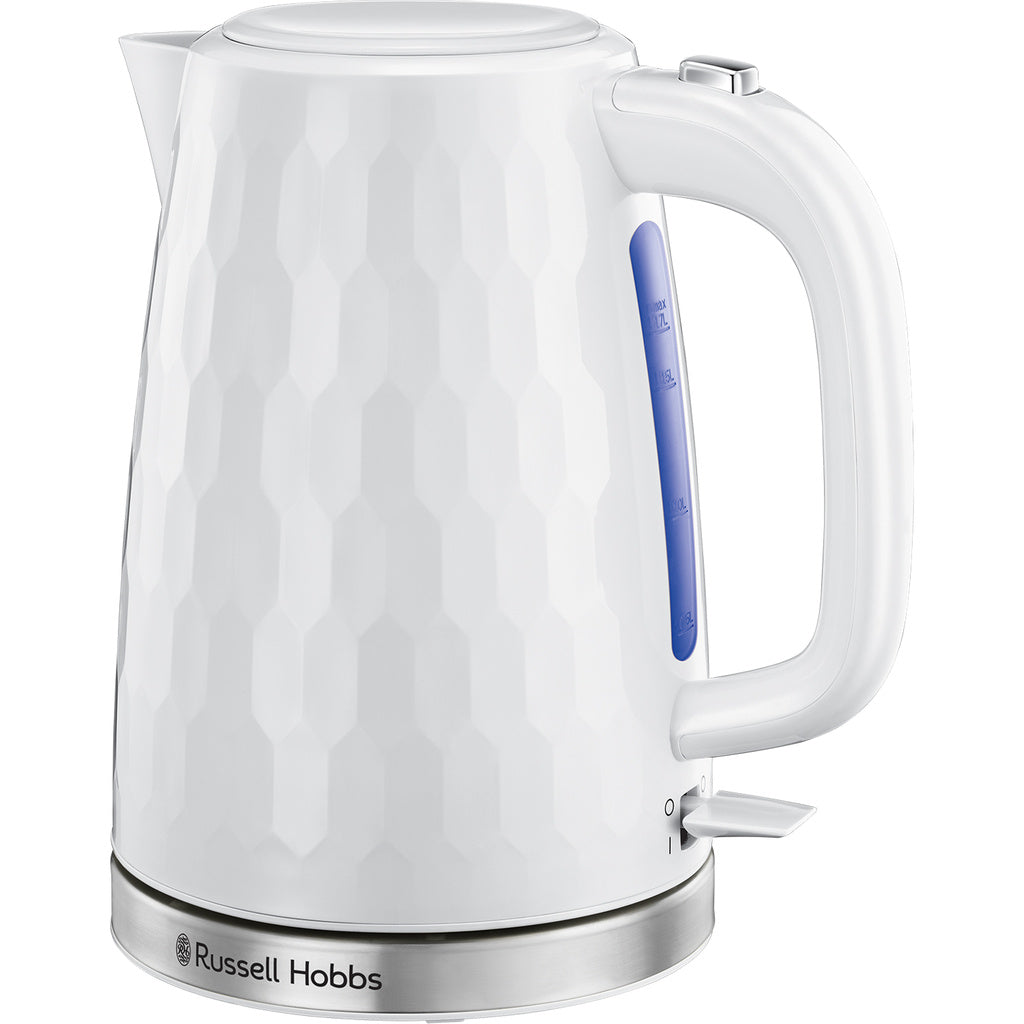 Vattenkokare 2605070 Honeycomb Kettle White Russell Hobbs