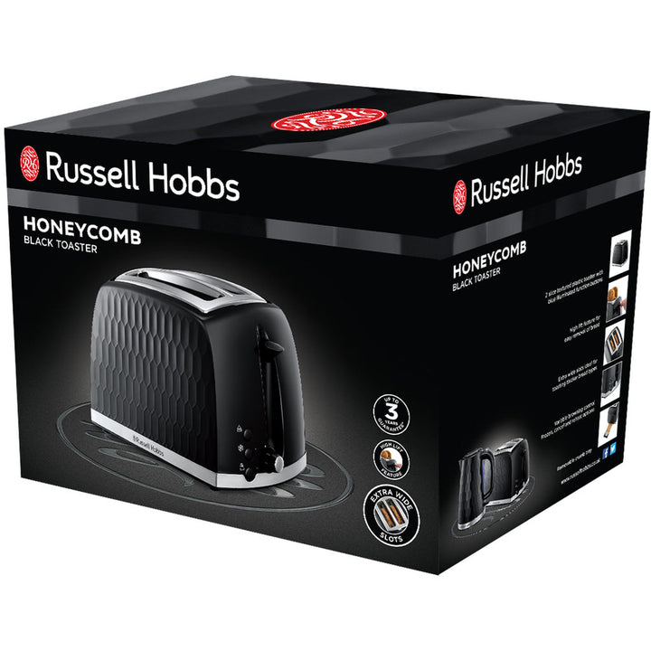Brödrost 2skivors 26061-56 Honeycomb Toaster Russell Hobbs