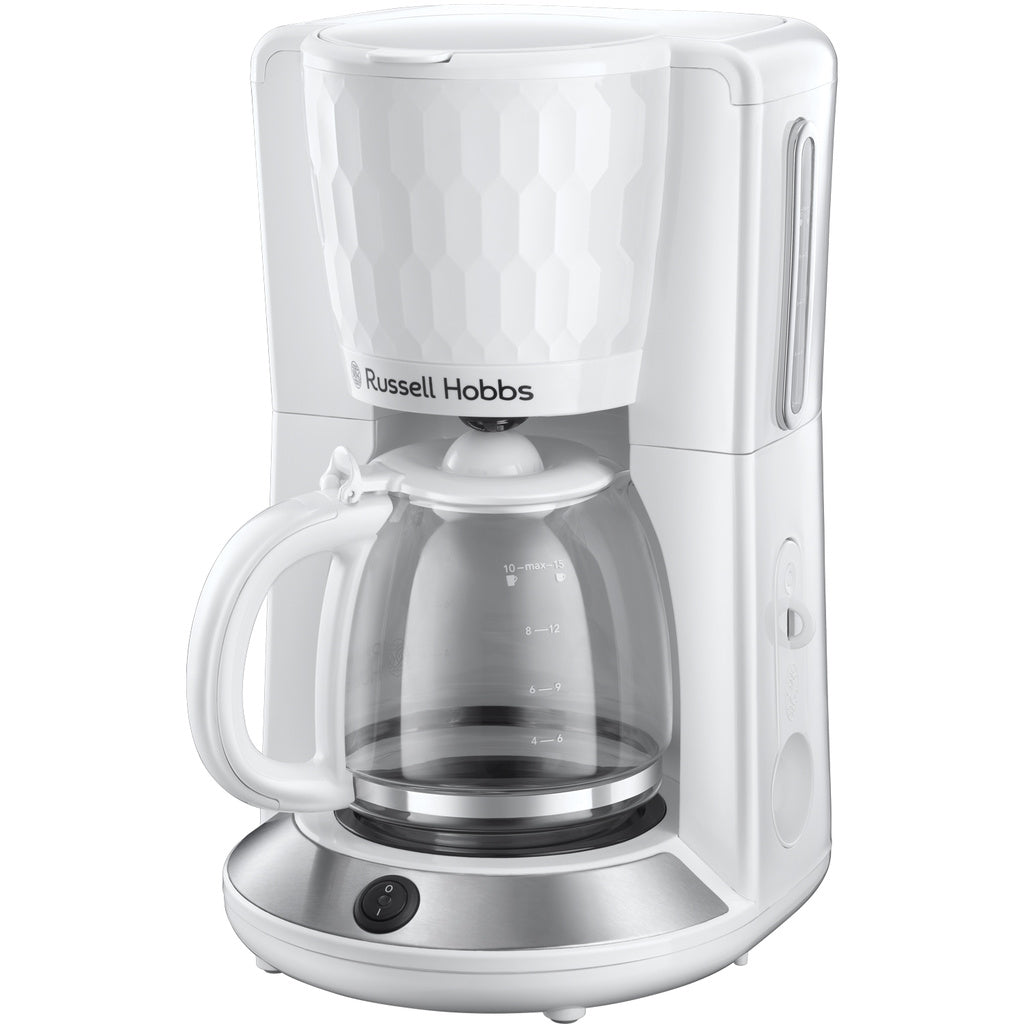 Kaffebryggare 27010-56 Honeycomb White Russell Hobbs