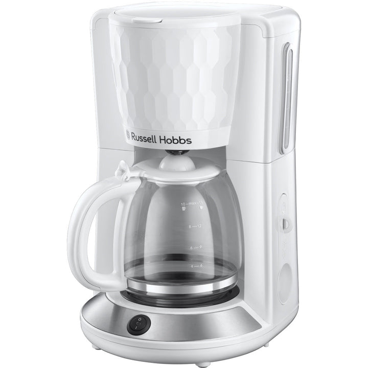 Kaffebryggare 27010-56 Honeycomb White Russell Hobbs