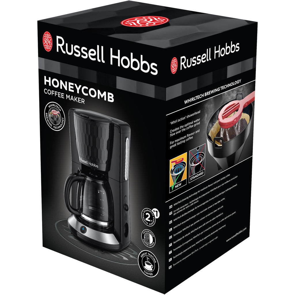 Kaffebryggare 27011-56 Honeycomb Black Russell Hobbs