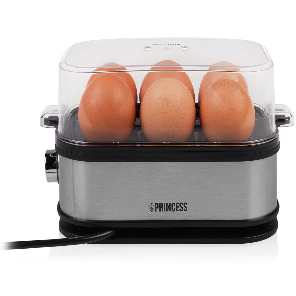 Äggkokare 6ägg 400Watt Rostfritt stål Princess