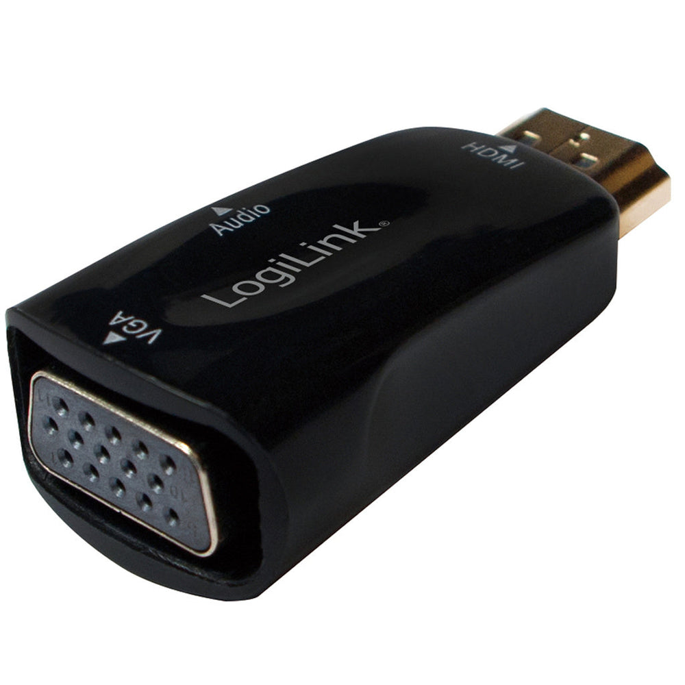 HDMI-hane -> VGA-hona + ljud LogiLink