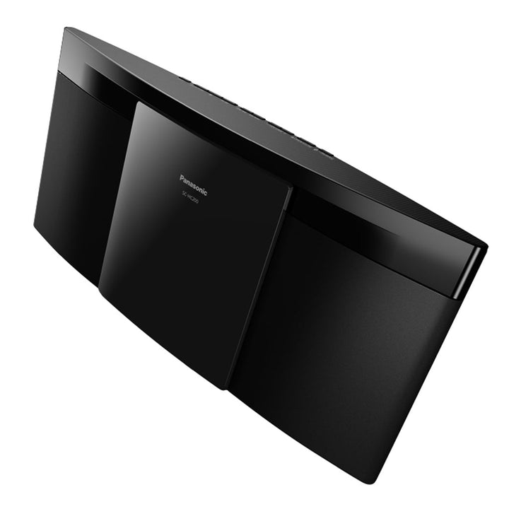 Kompakt vägghängd microstereo svart Panasonic