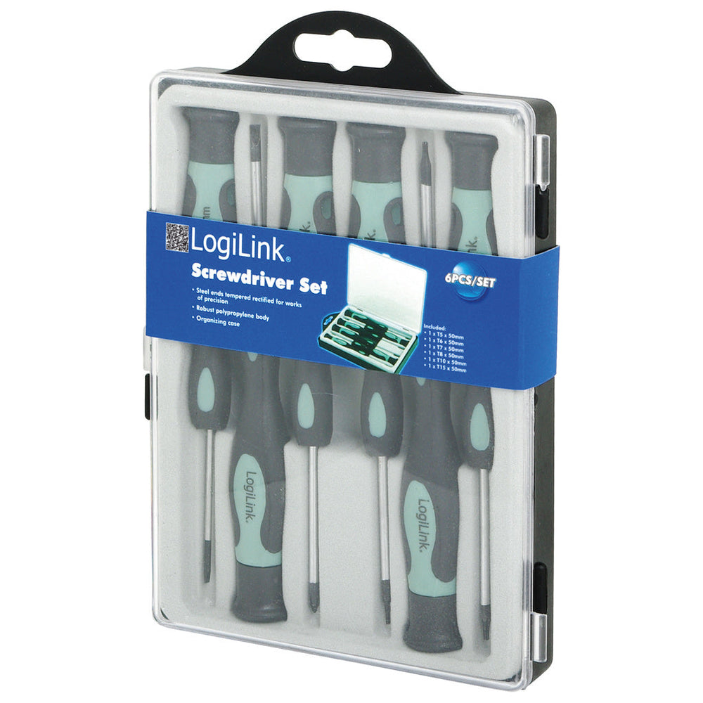 Skruvmejselset Precision Torx LogiLink