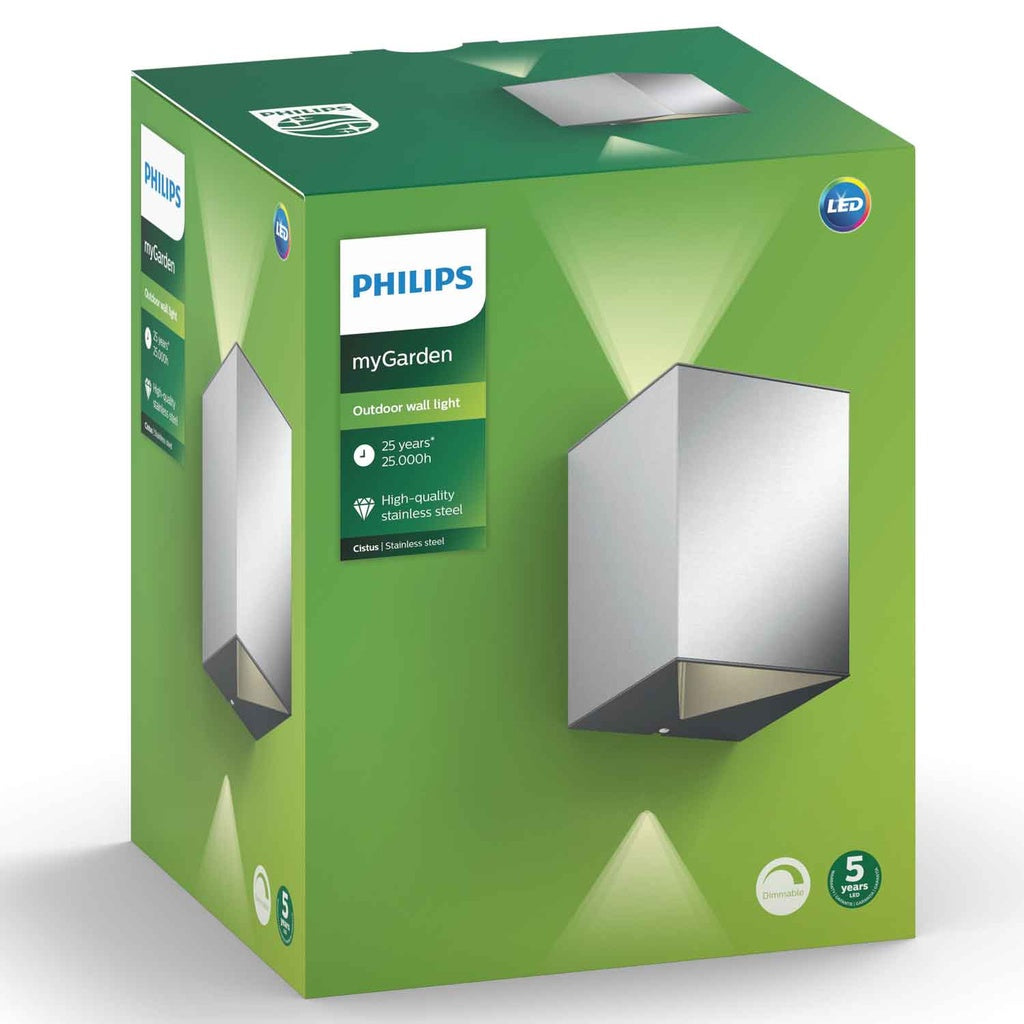 myGarden Cistus Vägglampa LED Philips