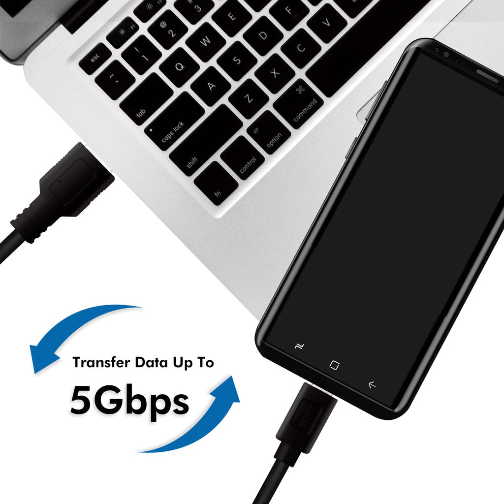 USB-A - USB-C-kabel USB 3.2 Gen1 15W 0,5m LogiLink