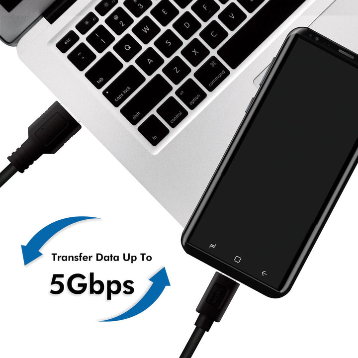 USB-A - USB-C-kabel USB 3.2 Gen1 15W 0,5m LogiLink