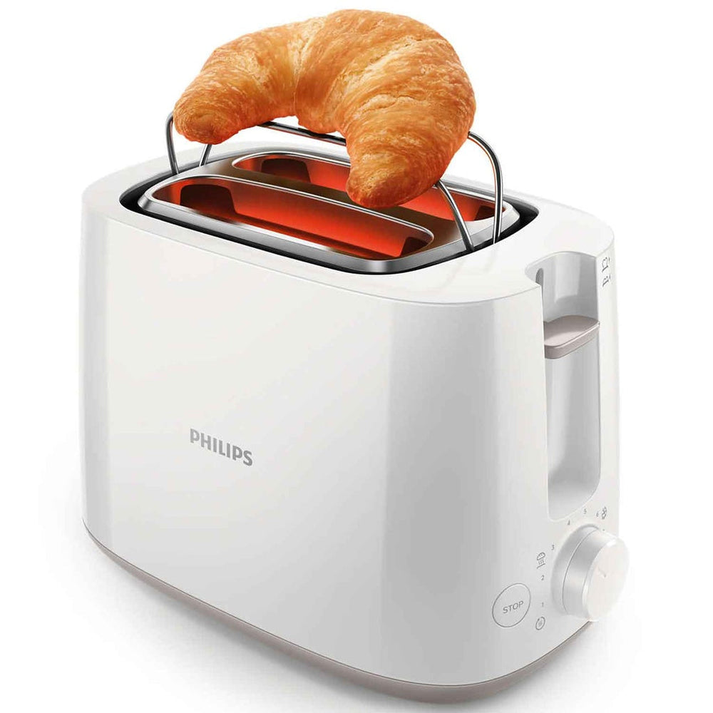 Brödrost HD2581 Vit 2Skivors Philips