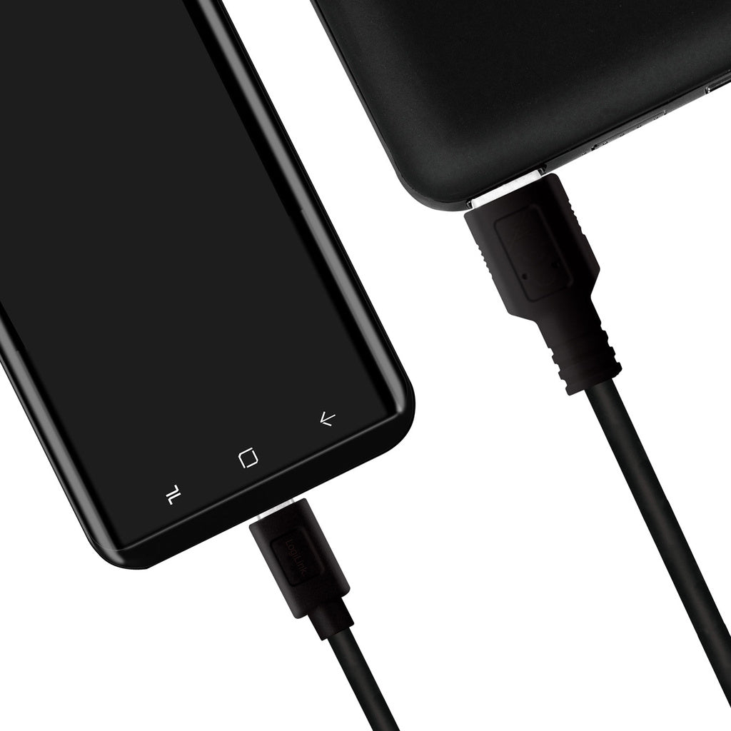 USB-A - USB-C-kabel USB 3.2 Gen1 15W 0,5m LogiLink