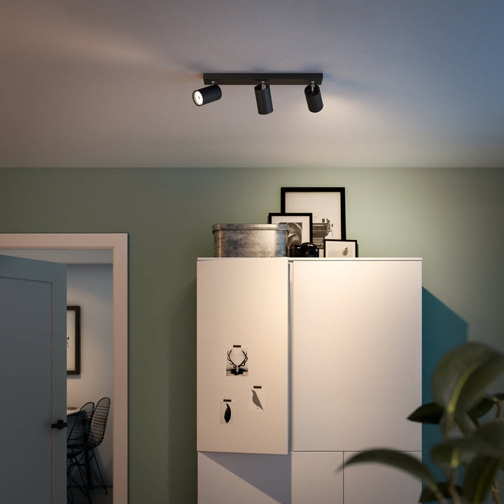myLiving Kosipo 3 Spot Svart Philips