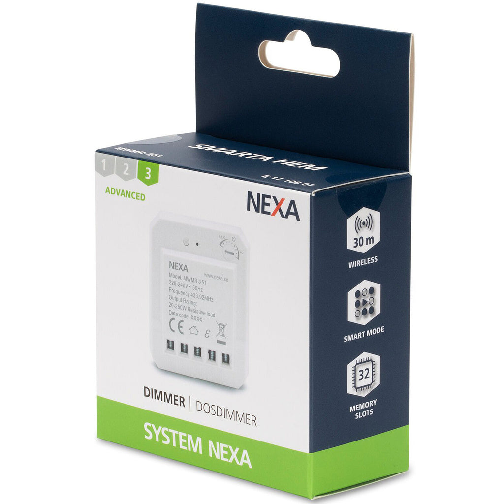 MWMR-251 Dosdimmer för strömbr Nexa