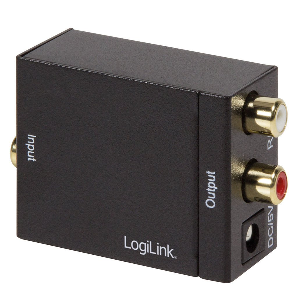 Digital Tos/Coax -> Analog RCA LogiLink