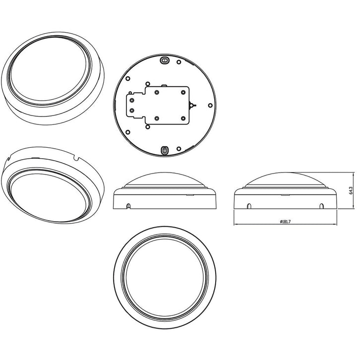 ProjectLine Vägglampa 15W 1400lm IP54 Philips