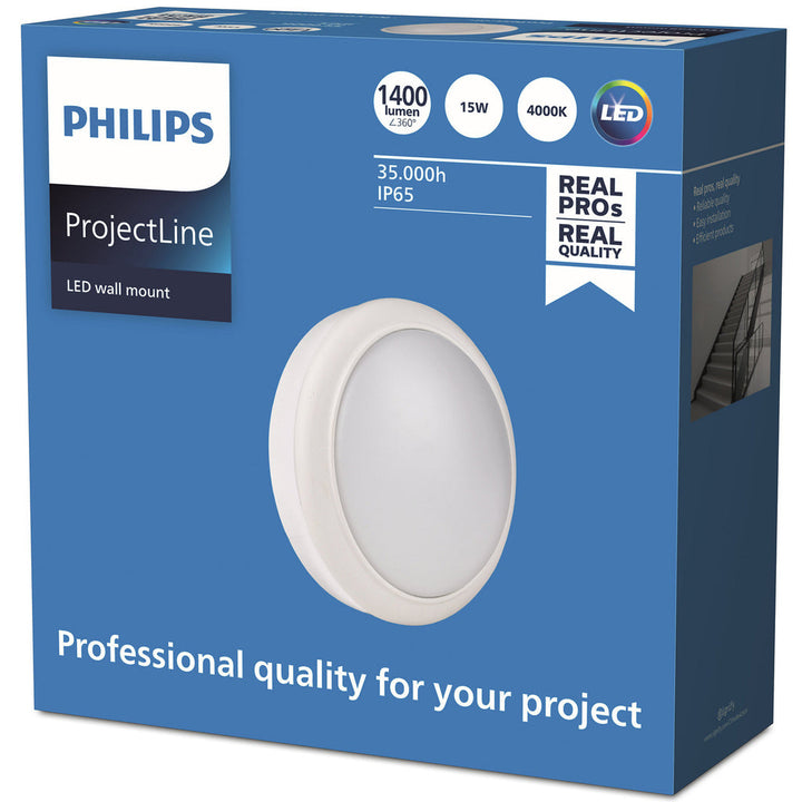ProjectLine Vägglampa 15W 1400lm IP54 Philips