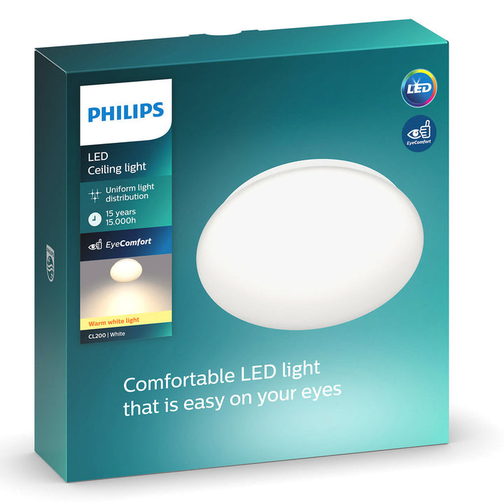 CL200 Plafond 225mm 6W 600 2700K Varmvitt Philips