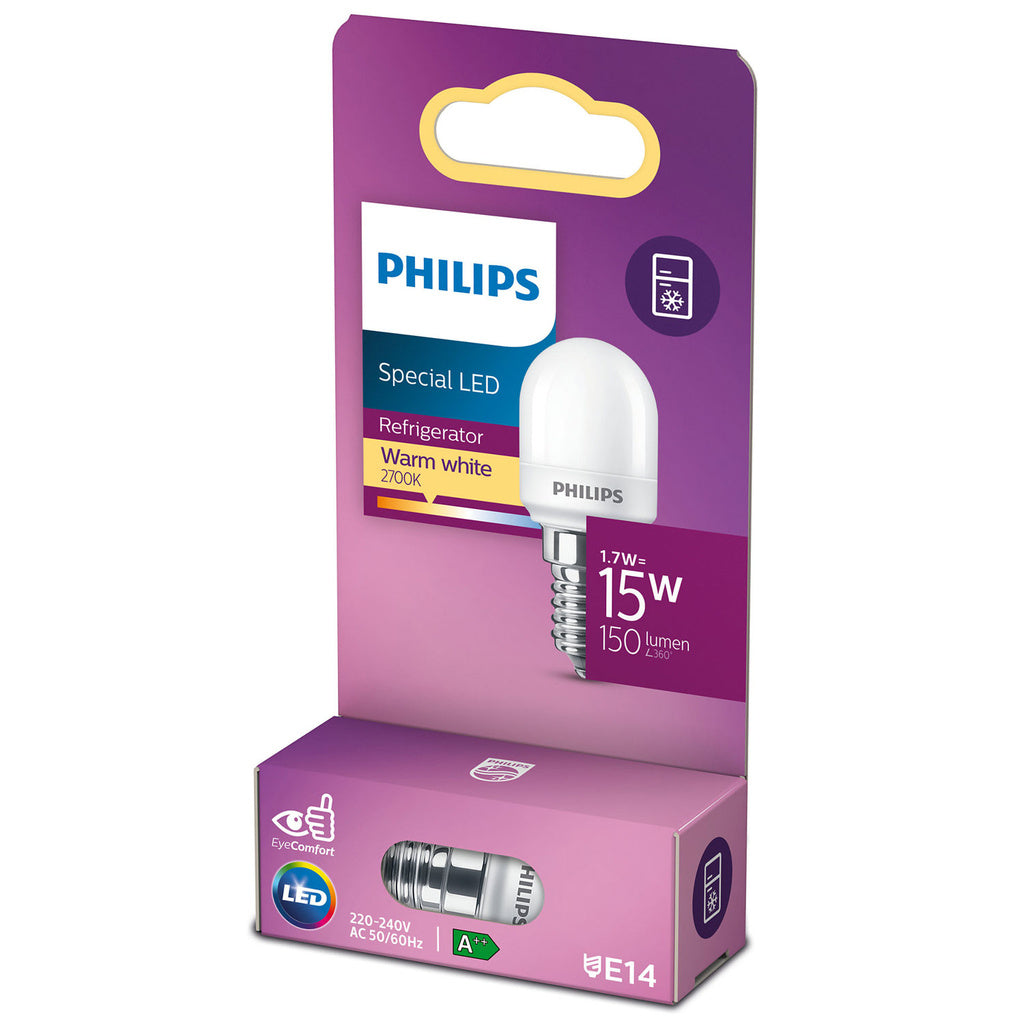 LED E14 Kylskåp T25 Päron 15W Frost 150lm Philips