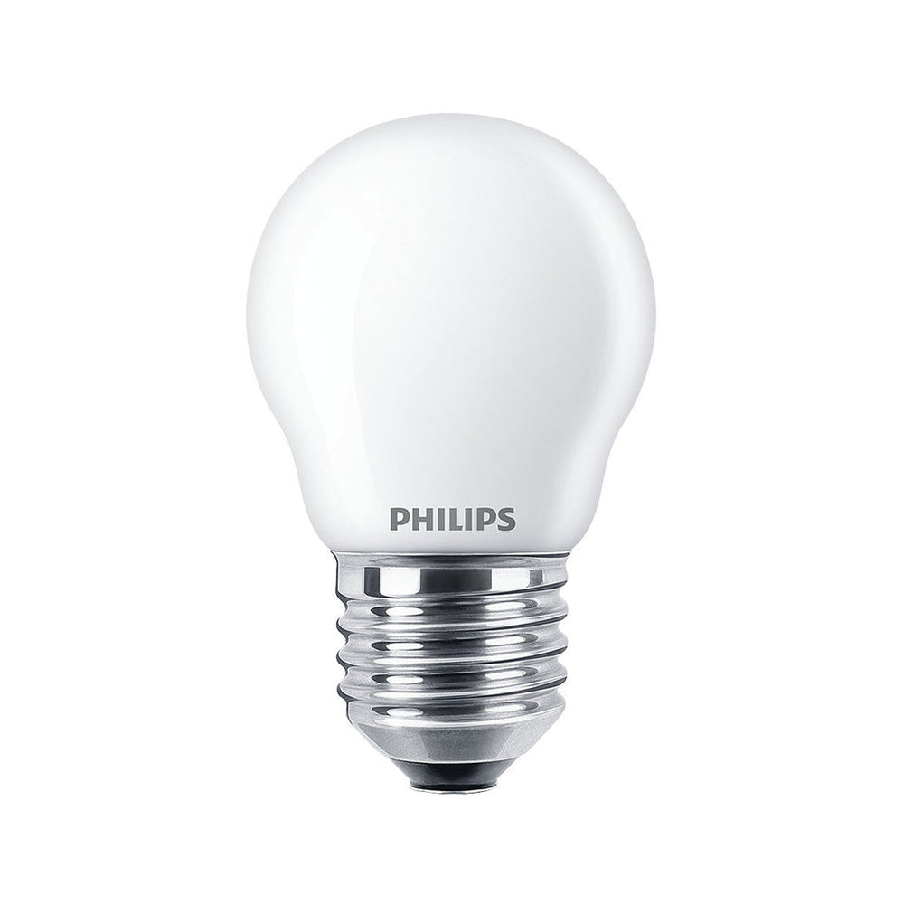 2-pack LED E27 P45 Klot 25W Frost 250lm Philips