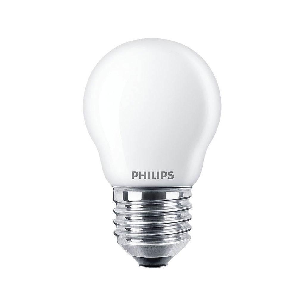 2-pack LED E27 P45 Klot 25W Frost 250lm Philips