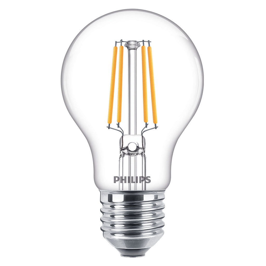 3-pack LED E27 Normal Klar 40W 470lm Philips