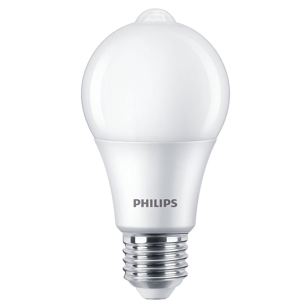 LED E27 Normal 60W Rörelsesensor 806lm Philips