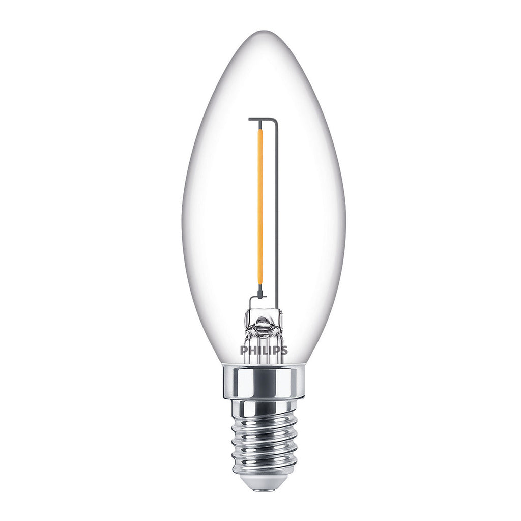 LED E14 Kron 15W Klar 136lm Philips