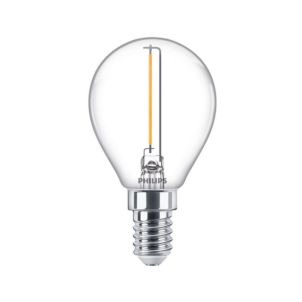 LED E14 Klot 15W Klar 136lm Philips