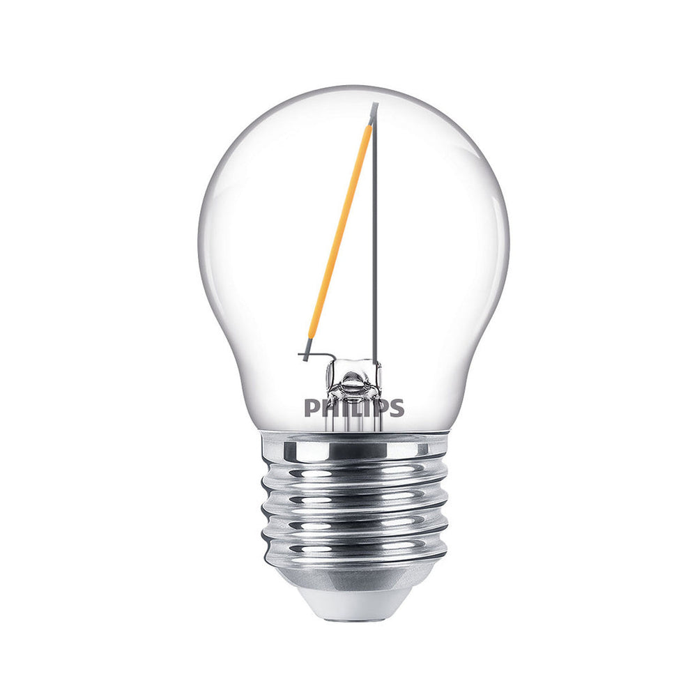 LED E27 Klot 15W Klar 136lm Philips