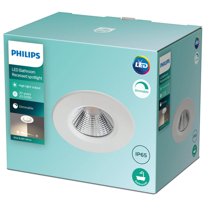 Dive LED-spot 85mm 5,5W 350lm 2700K dim IP65 Philips