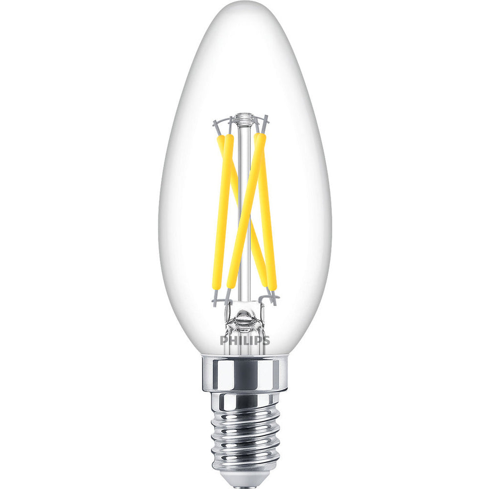 LED E14 Kron 2,5W (25W) Klar Dim WarmGlow 340 Philips