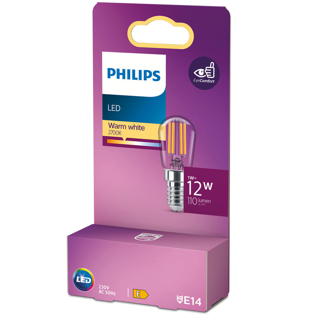 LED E14 T25S 15W Klar 110lm Philips