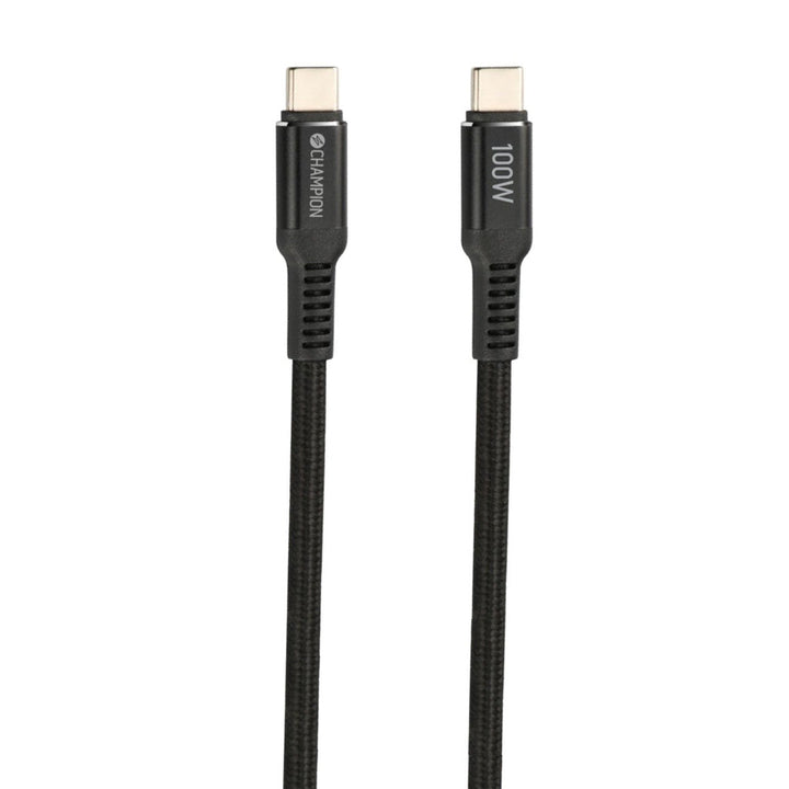 USB-C kabel 100W 1m Svart Champion