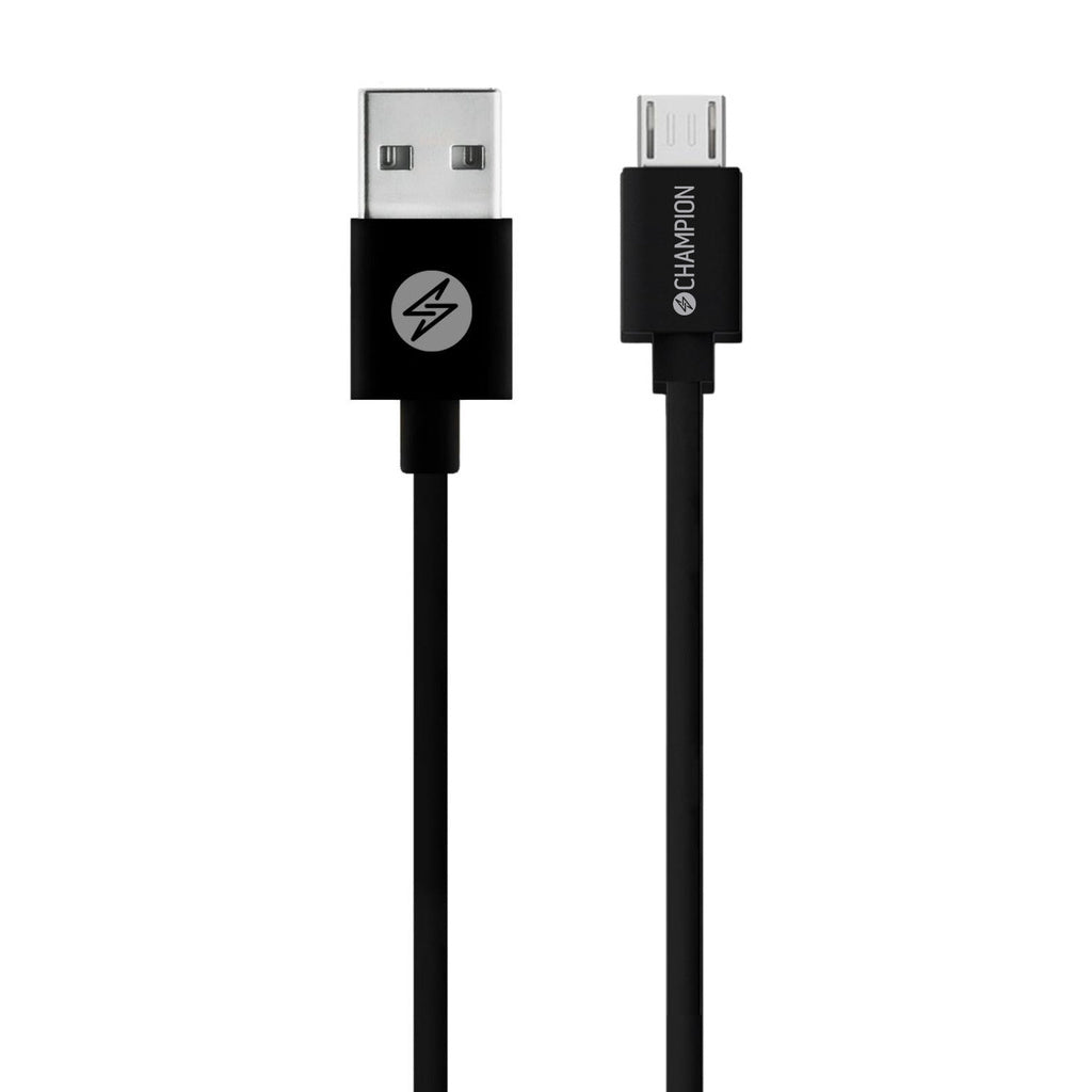 USB-A till Micro-USB Kabel 1m Svart Champion