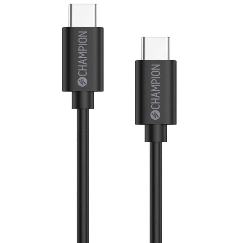 USB-C Kabel 60W 3m Svart Champion