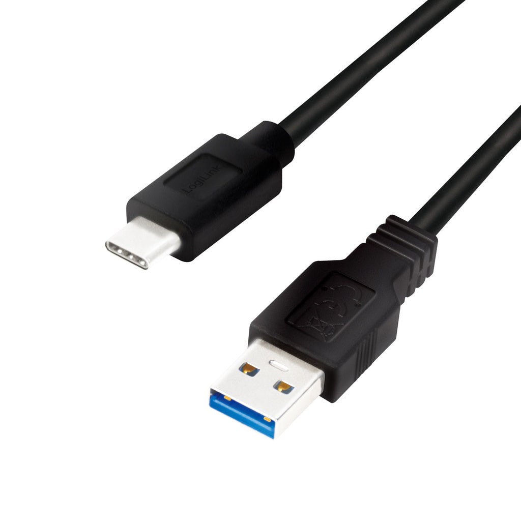 USB-A - USB-C-kabel USB 3.2 Gen1 15W 1,5m LogiLink