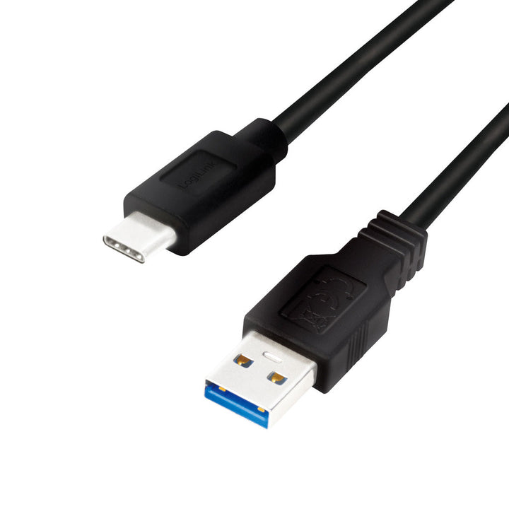 USB-A - USB-C-kabel USB 3.2 Gen1 15W 0,5m LogiLink