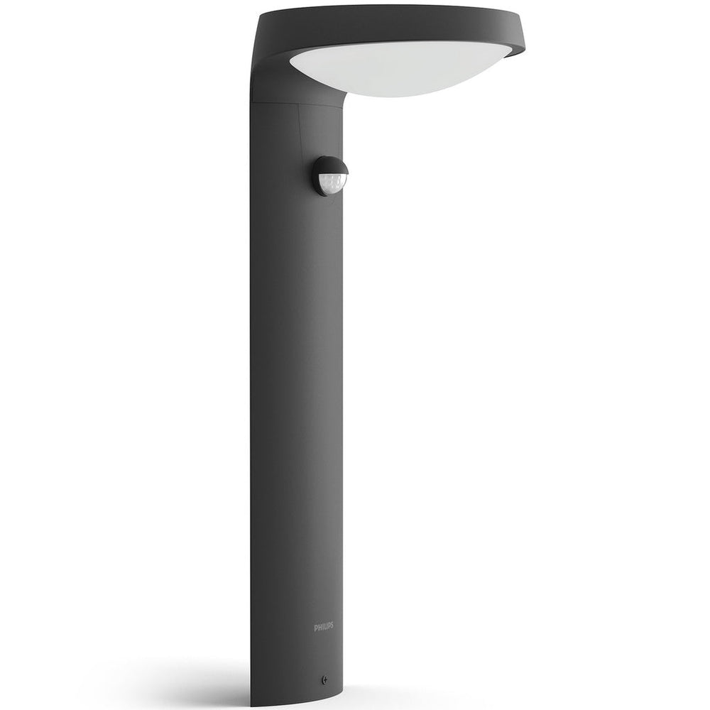 Tyla Piedestal Solcell IR-sensor Ultra Efficient LED 255lm IP44 Antracit Philips