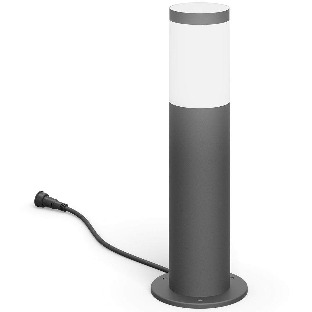 GardenLink Utrecht Piedestal Kallvit 660lm Antracit Philips