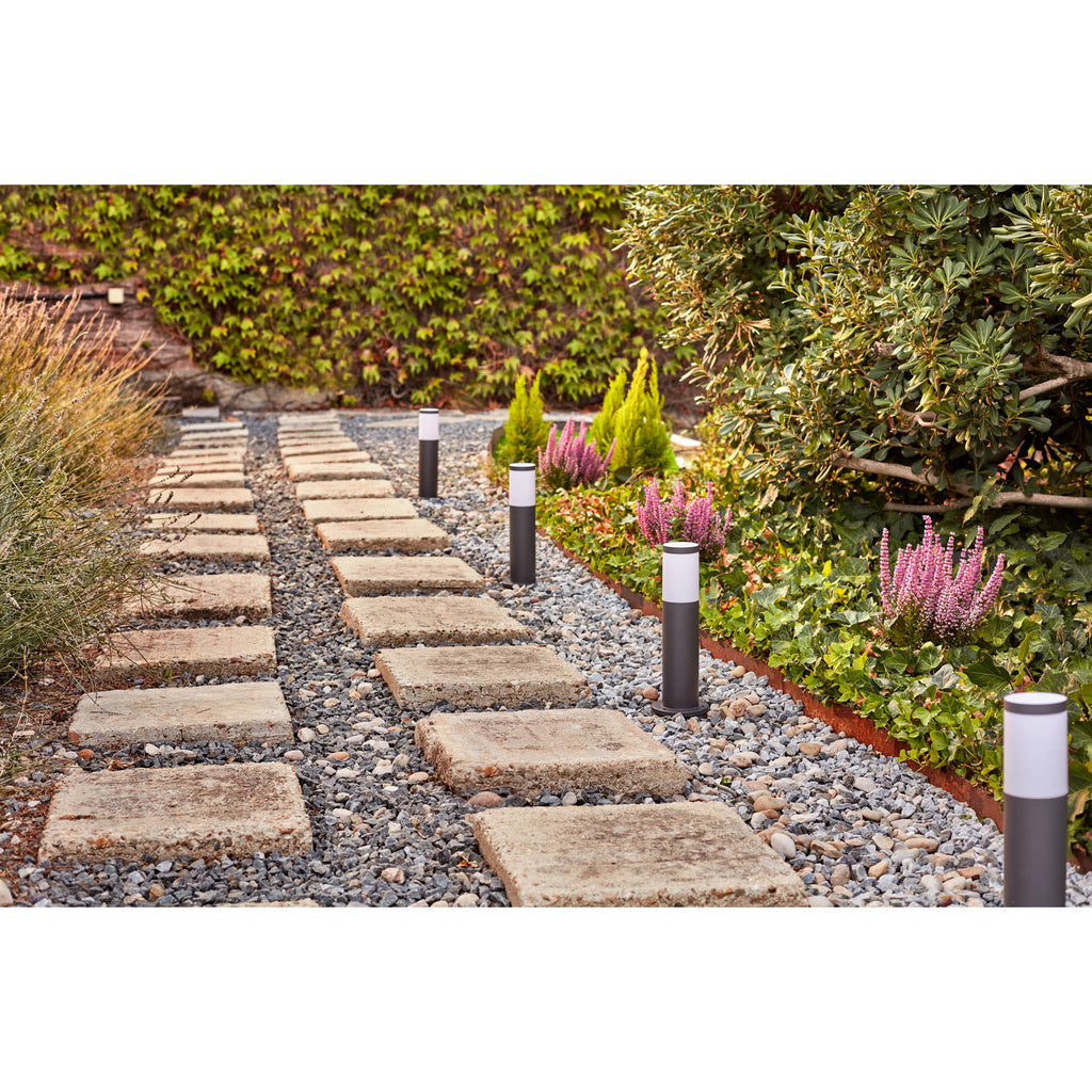 GardenLink Utrecht Piedestal Kallvit 660lm Antracit Philips