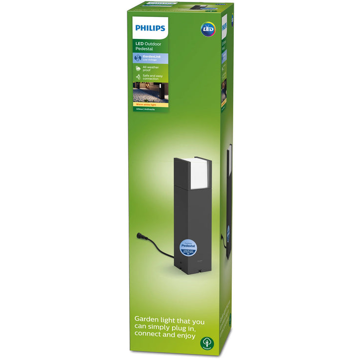 GardenLink Arbour Piedestal Varmvit Antracit Philips