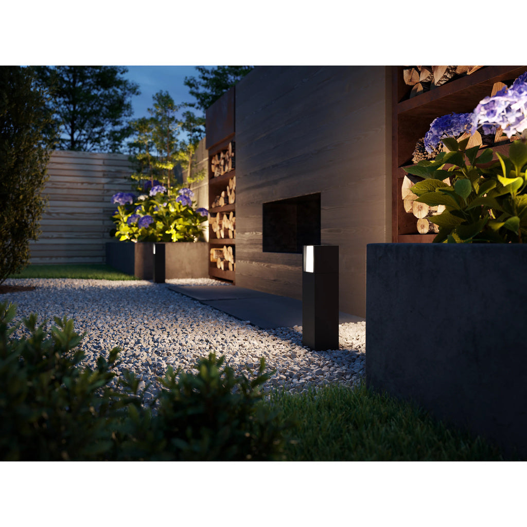GardenLink Startkit Piedestal Varmvit 600 lm 3-pack Antracit Philips