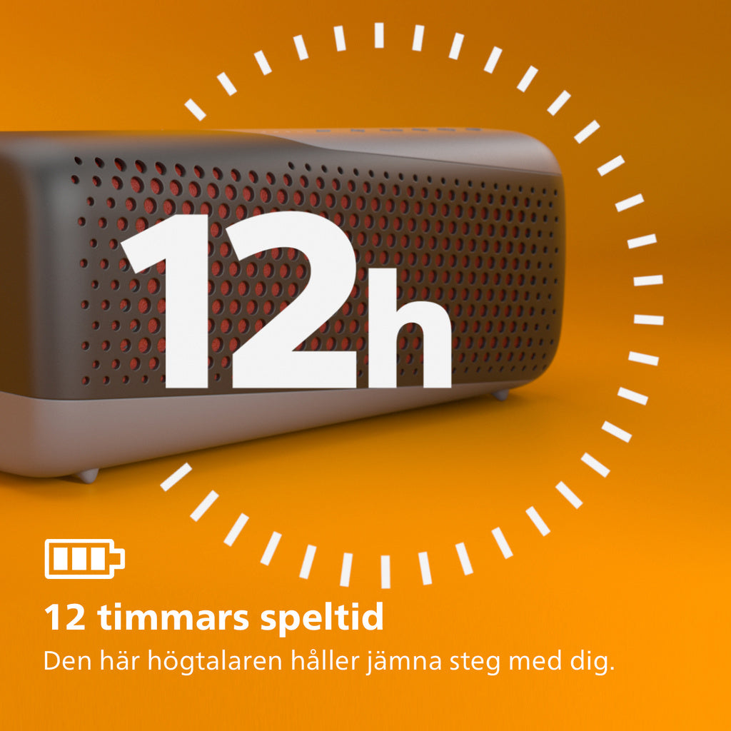 GO Trådlös högtalare - TAS4807 Svart Philips